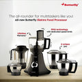 BUtterfly Elektra Food Processor 1 HP motor with 6 Jars