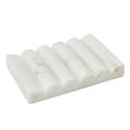 Calacatta Carved Marble Soap Dish