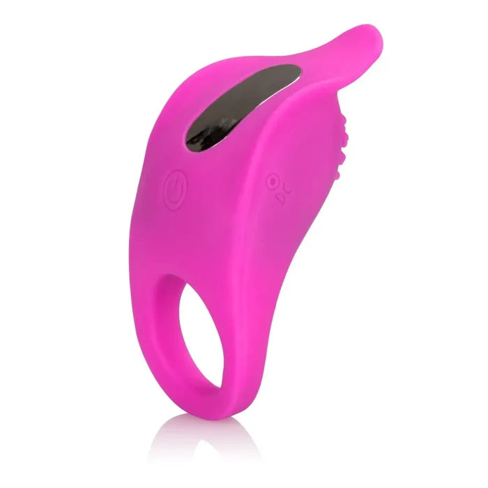 CalExotics® Silicone Teasing Enhancer Vibrating C - Ring - Rolik®