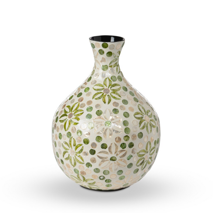 Capraia Coast Floral Vessel Capiz