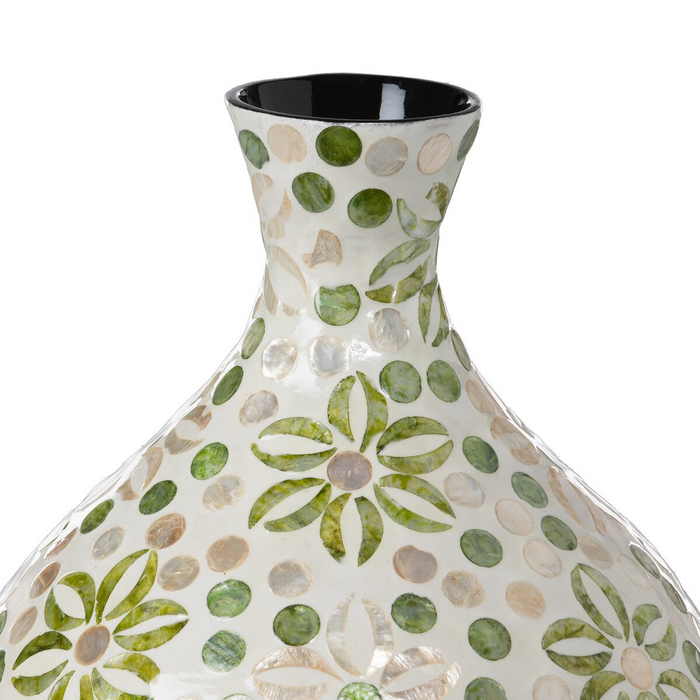 Capraia Coast Floral Vessel Capiz