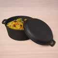 CASTrong Cast Iron Dutch Oven/ Casserole with Lid 26.5cm 5L,Pre-seasoned, 100% Pure, Toxin-free, Induction