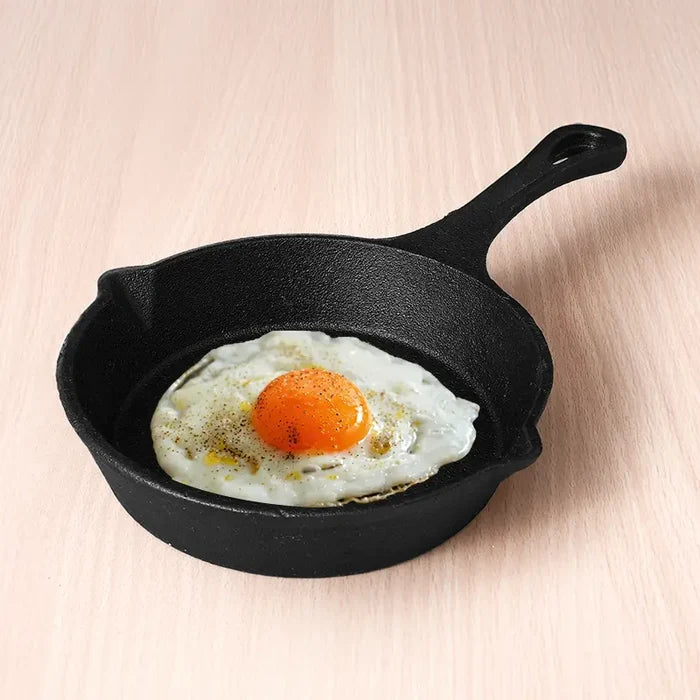CASTrong Cast Iron Fry Pan 15.2cm, 0.4L, Pre-seasoned, Naturally Nonstick, 100% Pure, Toxin-free, Induction