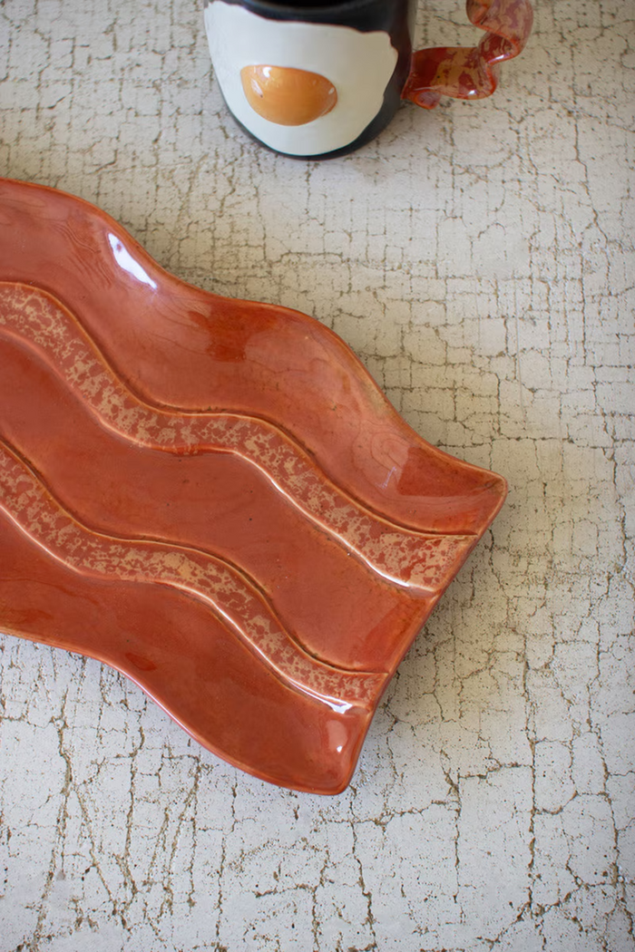 Ceramic Bacon Platters Box/4