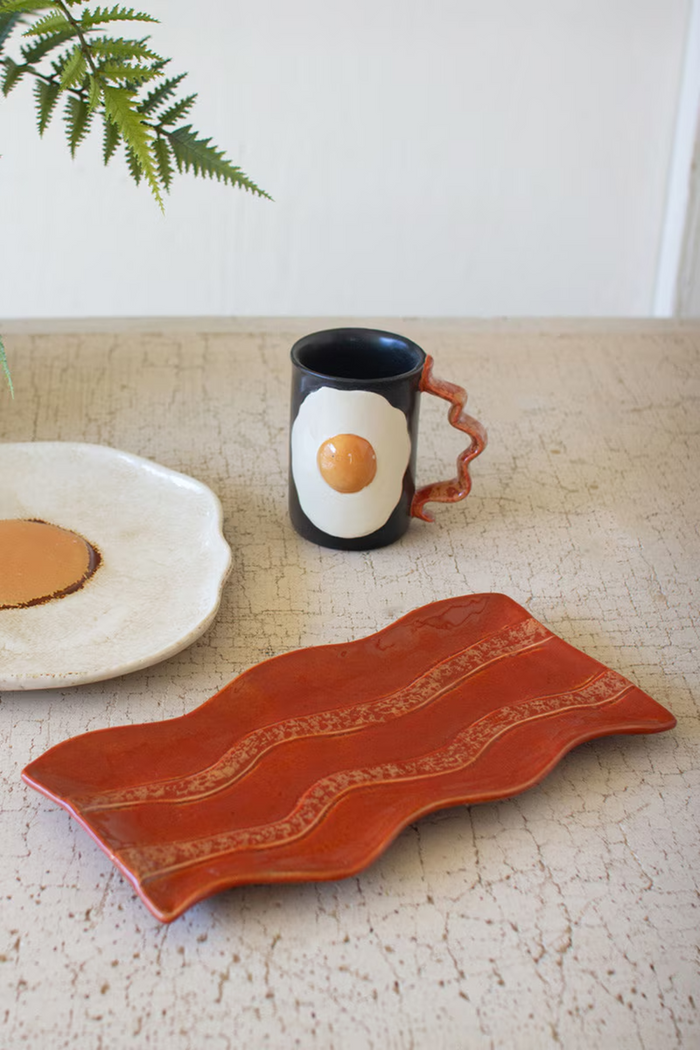 Ceramic Bacon Platters Box/4