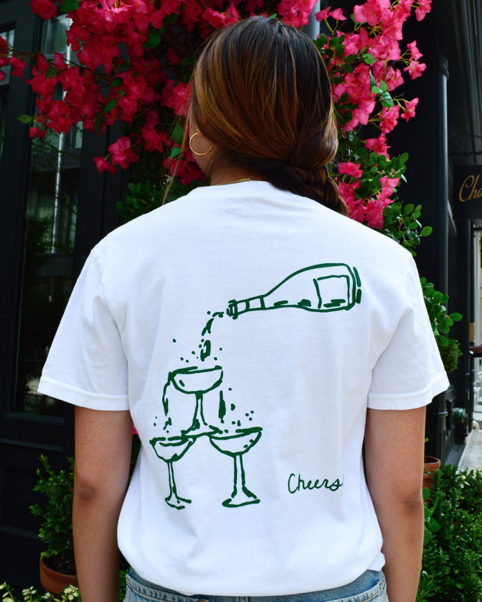 Champers Illustrated NYC Graphic Tee