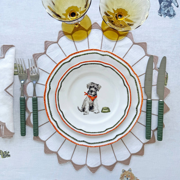 Charle's dog dinner plate