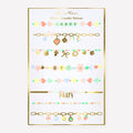 Charm Bracelet Temporary Tattoos