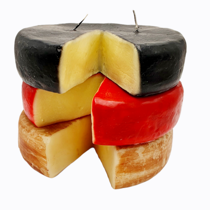 Cheese Wheel Candle