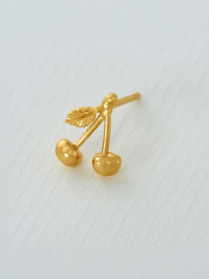 Cherry Single Stud Earring