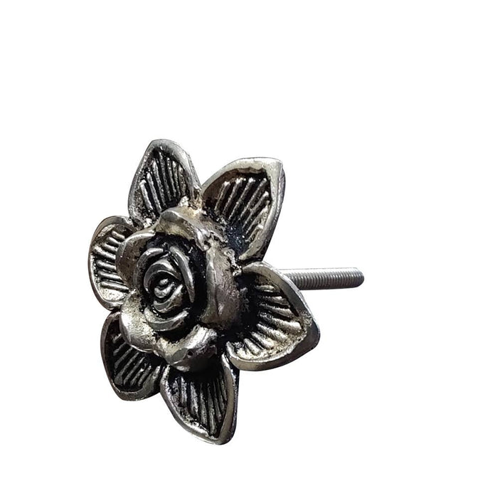 Chrome Flower Knobs