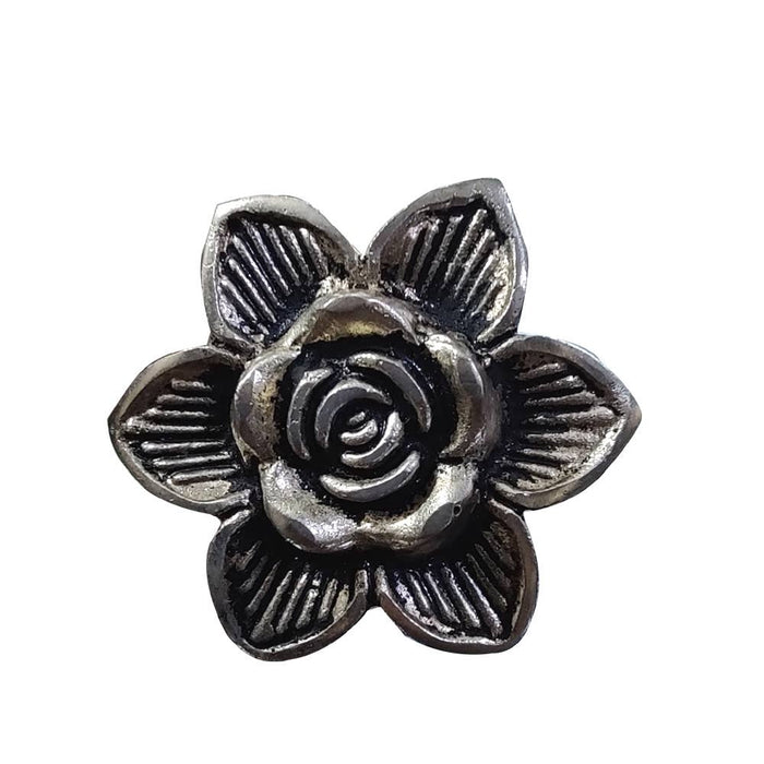 Chrome Flower Knobs