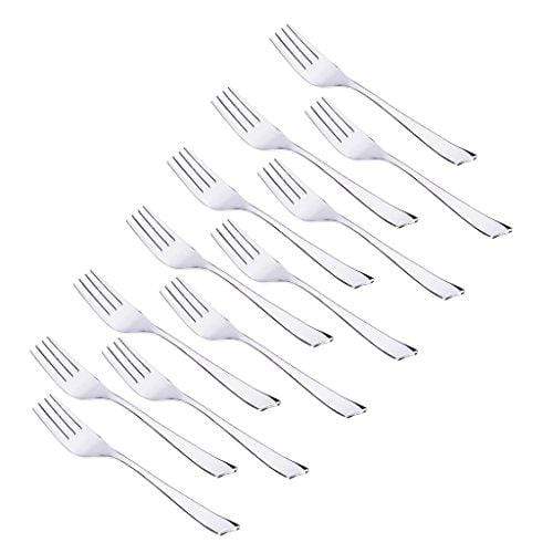 Classic by Embassy Dessert Fork, Set of 12, Stainless Steel, 18 cm (Monalisa, 14 Gauge) - KITCHEN MART