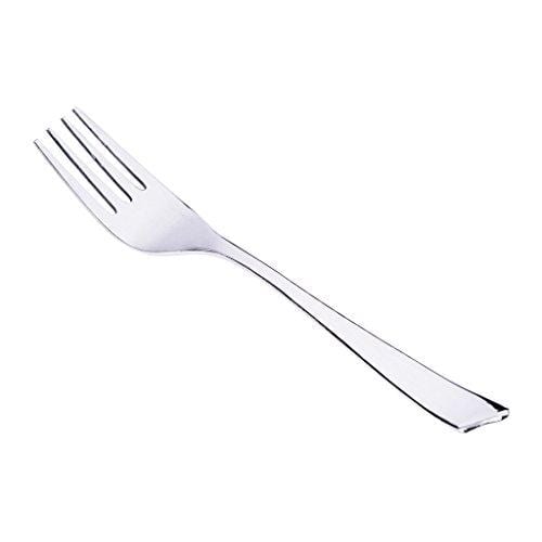 Classic by Embassy Dessert Fork, Set of 12, Stainless Steel, 18 cm (Monalisa, 14 Gauge) - KITCHEN MART