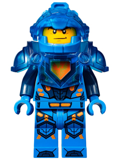 Clay Moorington - Blue Helmet, Trans-Dark Blue Visor and Armor (Ultimate Clay)