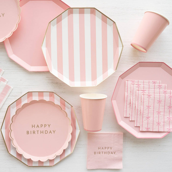 Cocktail Napkin, Small Pink