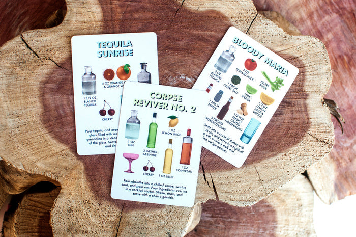 Cocktail Recipe Cards
