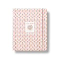Concealed Spine Fabric Undated Planner, B5 - Ikat Stripe