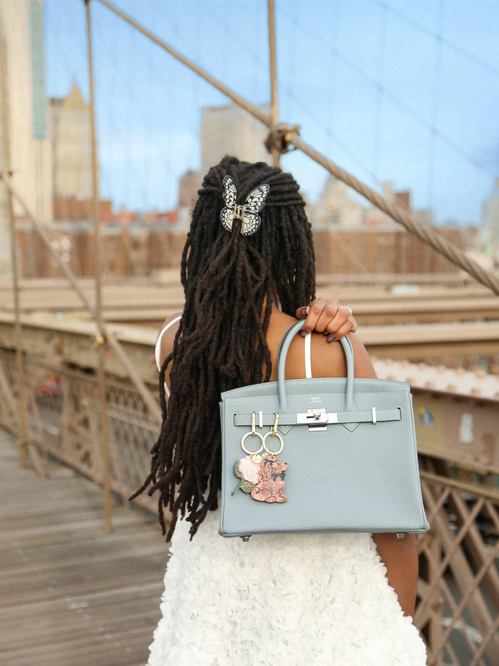 Coquette Puppy Bag Charm + Keychain