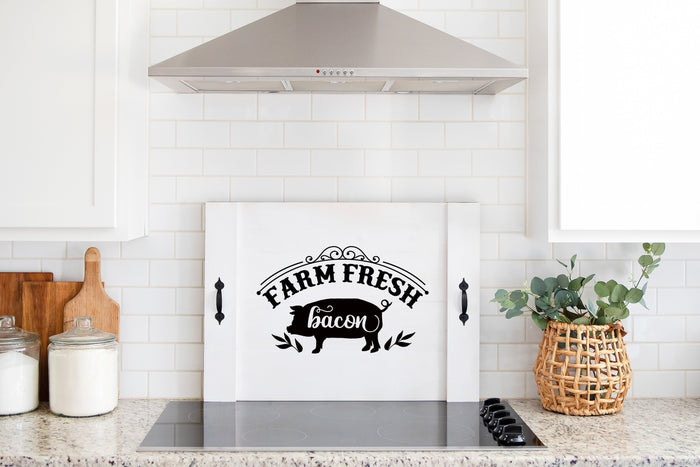 "Farm Fresh Bacon" Flourish