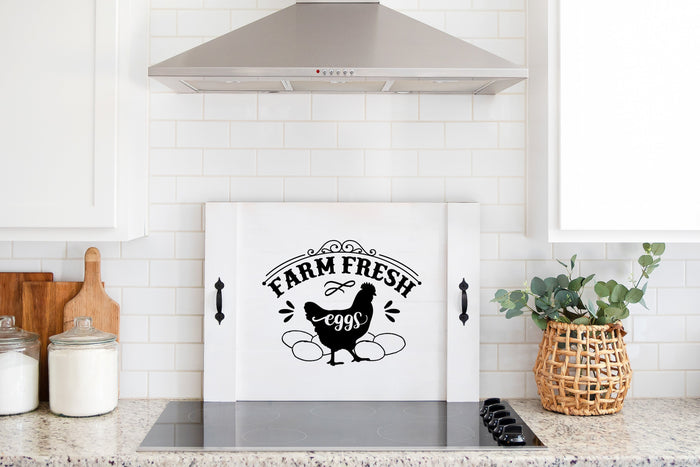 "Farm Fresh Eggs" Flourish