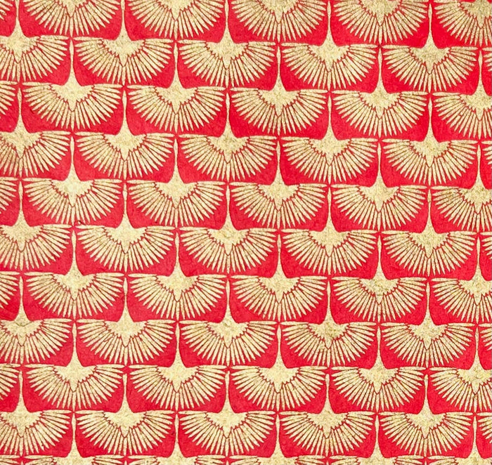 Crane Silkscreen Wrapping Paper Sheet