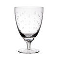 Crystal Bistro Glass with Stars Design