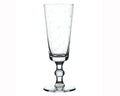 Crystal Wine Flute with Star Design