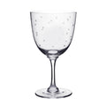 Crystal Wine Glass with Stars Design