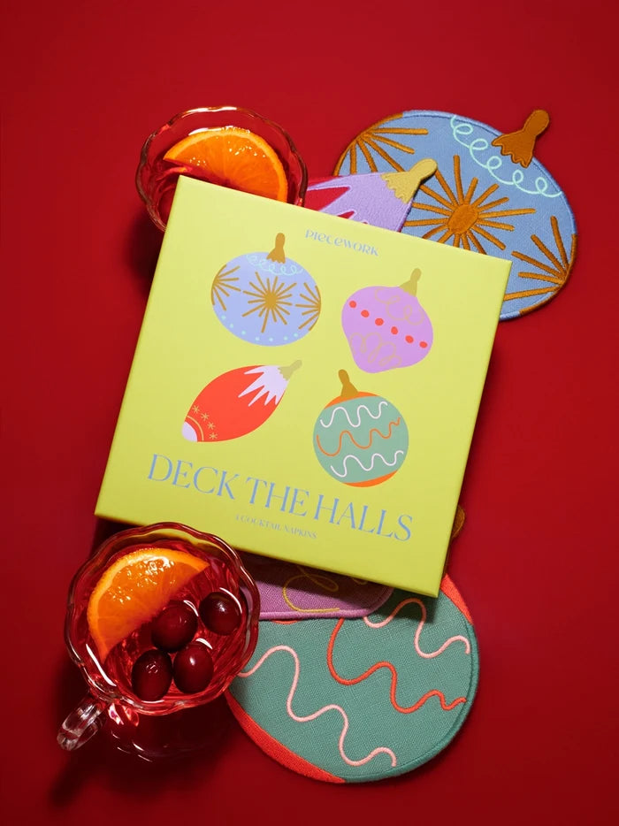 Deck the Halls Linen Napkins