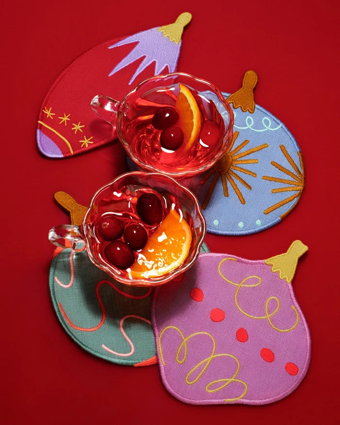 Deck the Halls Linen Napkins