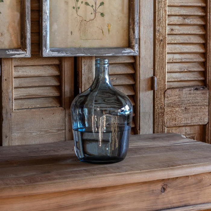 Decorative Demi John Glass Bottle Small