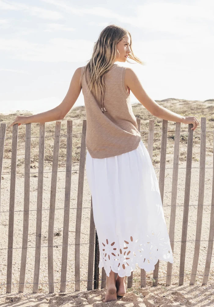 Deep V Sleeveless Top by Dylan (multiple color options)