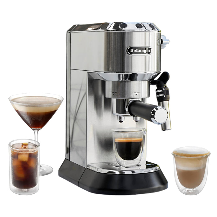 De'Longhi Dedica Style EC685.M Espresso Coffee Machine | 15 Bar Pump | Milk Frother