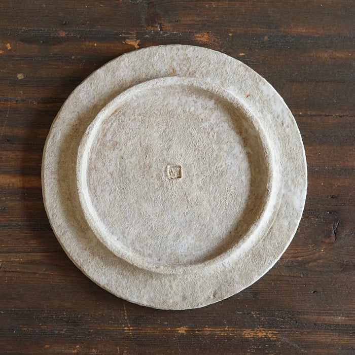 Disc Plate, Kaolinitic Clay Finish #MG2B