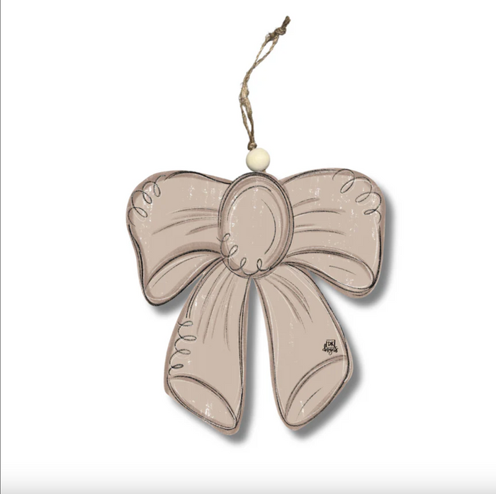 DKTan Bow Ornament
