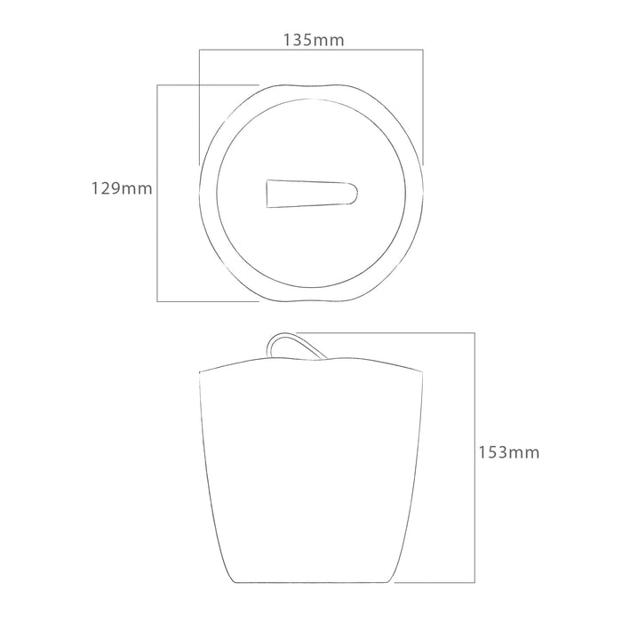 Drift Double Walled Ice Bucket with Bar Tongs