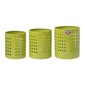 Embassy Cutlery/Stationary/Toiletry Holder - Sizes 4-6 (Green Colour, Stainless Steel) - KITCHEN MART
