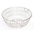 Embassy Dish Draining Basket/Kuda, Round, Size - Small, 51x23.5 cms (DxH), (Pack of 1, Stainless Steel) - KITCHEN MART