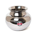 Embassy Stainless Steel Royal Pongal Handi, 8 Litres (Size 2) - KITCHEN MART