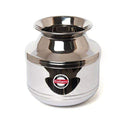 Embassy Stainless Steel Royal Pongal Pot/Tapla, 10 Litres (Size 2) - KITCHEN MART