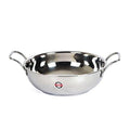Embassy Stainless Steel Sandwich Bottom Kadhai (Size 15, 29 cms) - 3500 ml - KITCHEN MART