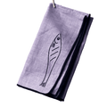 Embroidered Fish Linen Napkins, Set of 2