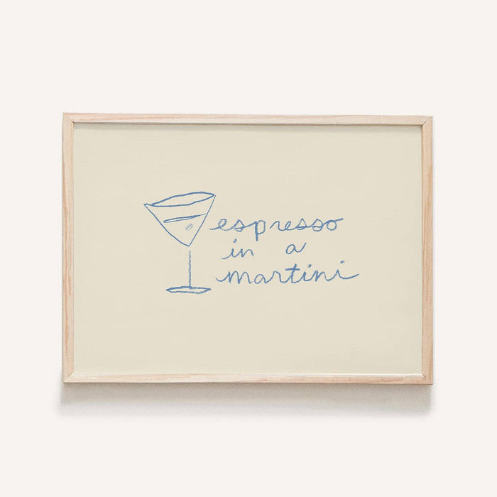 Espresso in a Martini Mini Art Print