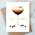 Espresso Martini Greeting Card