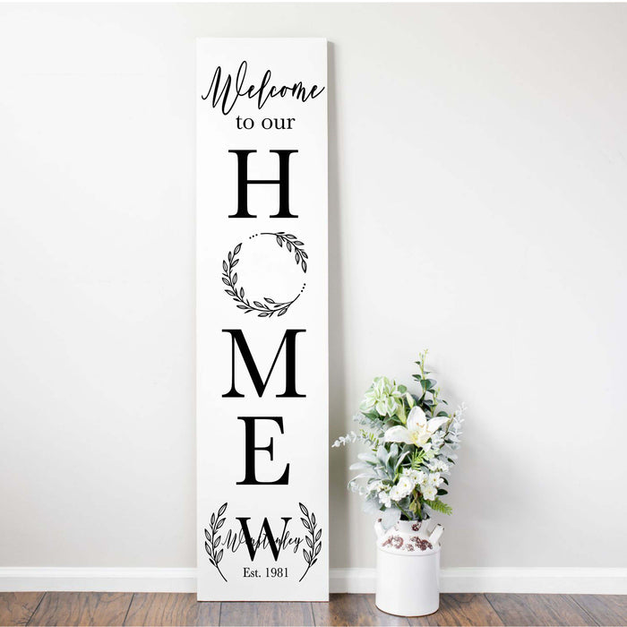 Welcome to Our Home Wreath