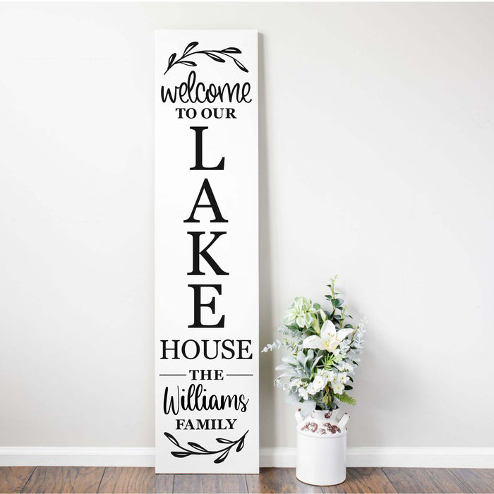 Welcome to Our Lake House Family Name