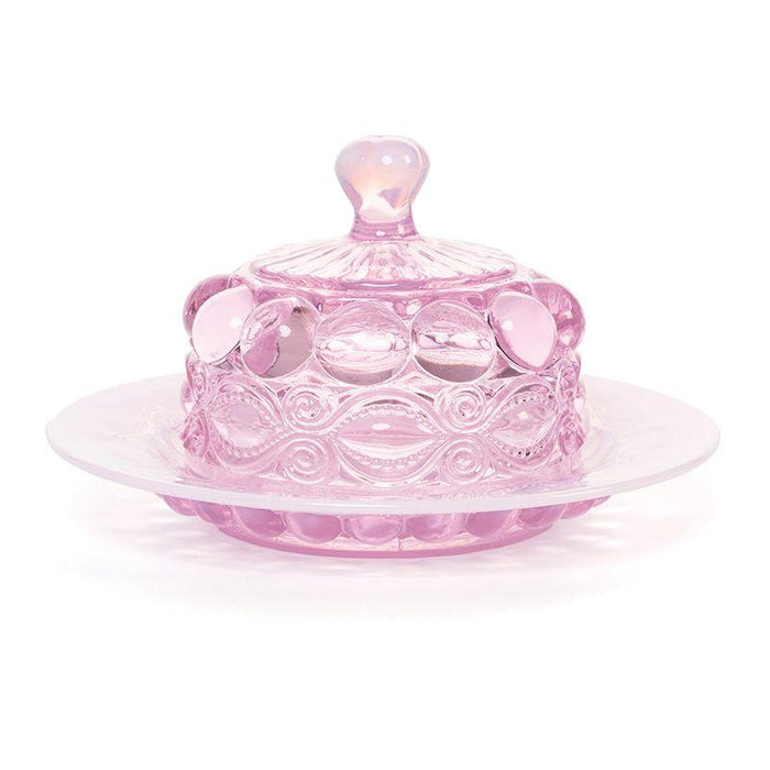 Eye Winkler Pink Butter Dish