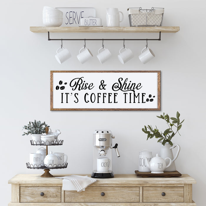 "Rise & Shine" 26" x 10" Framed