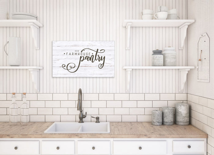 Our Farmhouse Pantry 24" x 14" Pallet